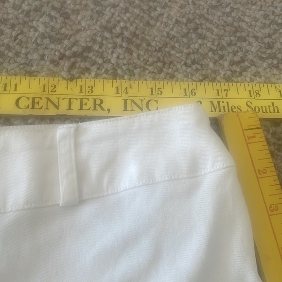 Briggs White Wide-Leg High Rise Capris. 14P. Y2K - Picture 4 of 12